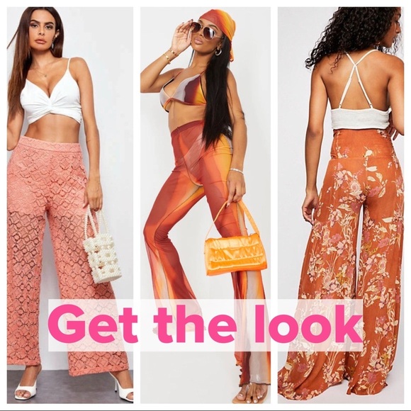 MAX MEHRA Collection sheer beach pants 36” Length - Picture 1 of 8